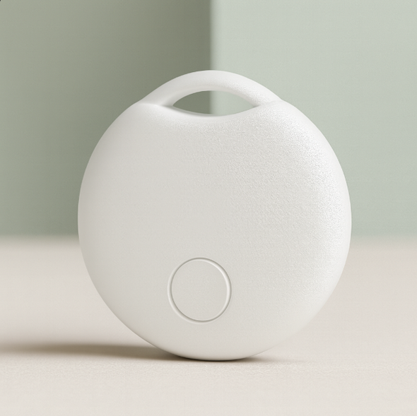 Smart Tag Rund Hvid